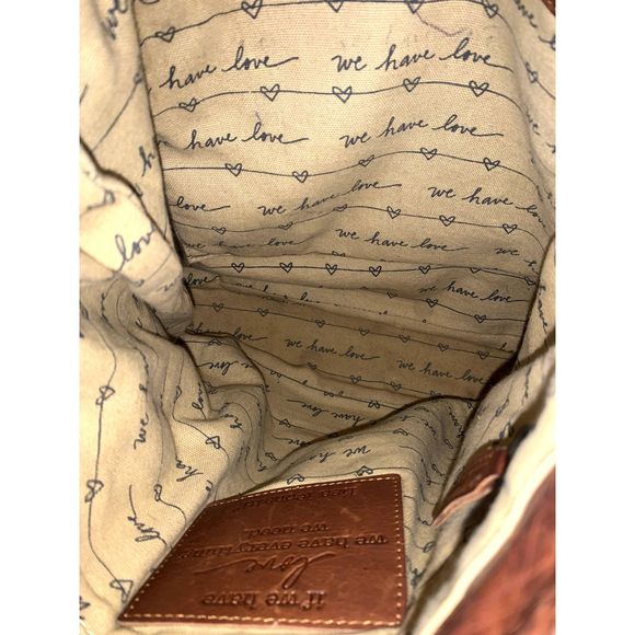 Lisa Leonard We Have Love Tote in Honey Brown - Picture 8 of 9